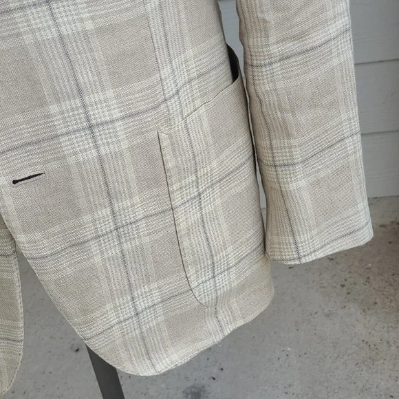 Exquisite SAMUELSOHN Soft Recent Linen Sport Coat/Blazer - Size 40 R - Picture 5 of 9